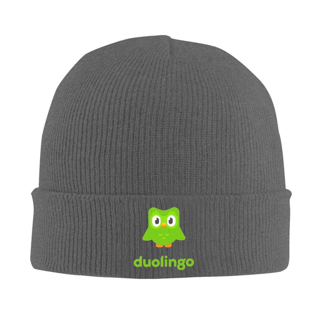 Сова Duolingo Duo Зимние шапки-бини Теплые осенние вязаные шапки Шапочки для женщин и мужчин