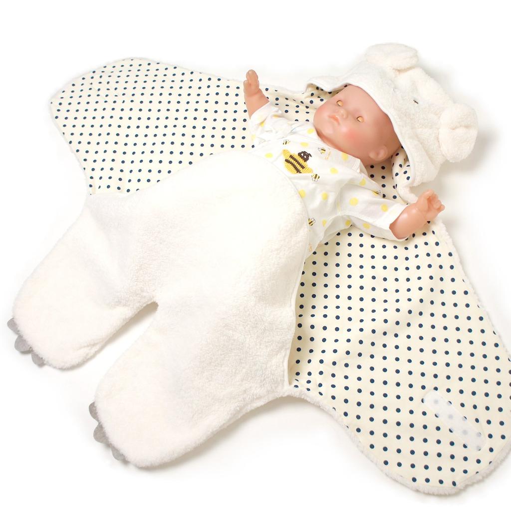 Swaddling Cloth Afghan with Rabbit Rabbit Feet Transformed Afghan Swaddling Cloth Afghan Blanket Sleeper [Animal Feet] [Kigurumi Coverall] [Kigurumi]