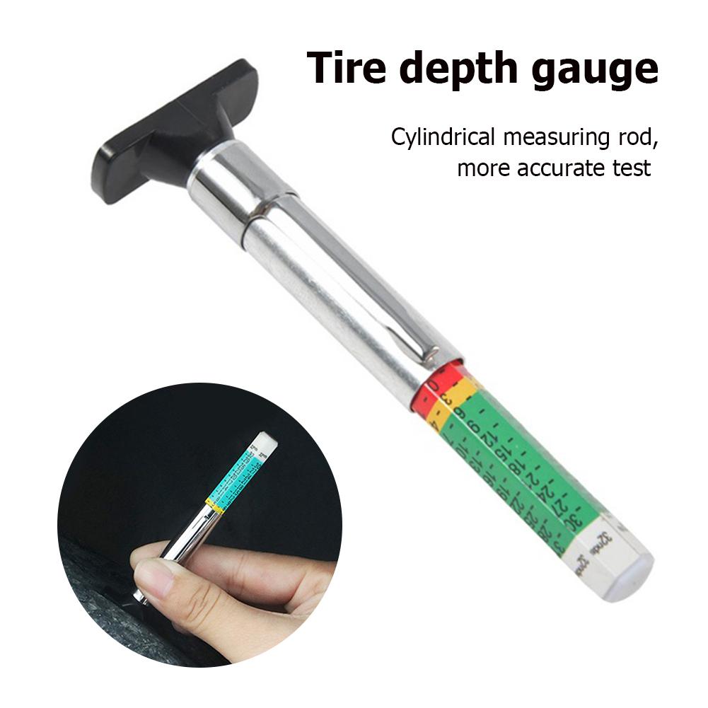 1-10PCS 25mm Car Tyre Tire Tread Depth Gauge Meter Caliper Thickness Gauges Monitoring System Tire Wear Detection Measuring Tool