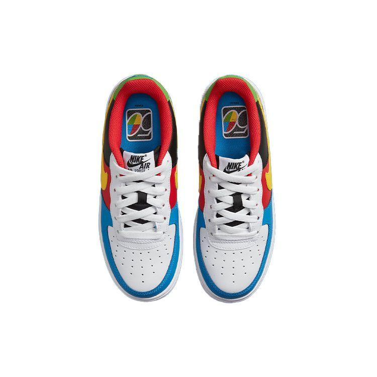 Кроссовки мужские UNO x Nike Air Force 1 Low 50-летие Белый Желто-лимонный Университетский красный DC8887-100