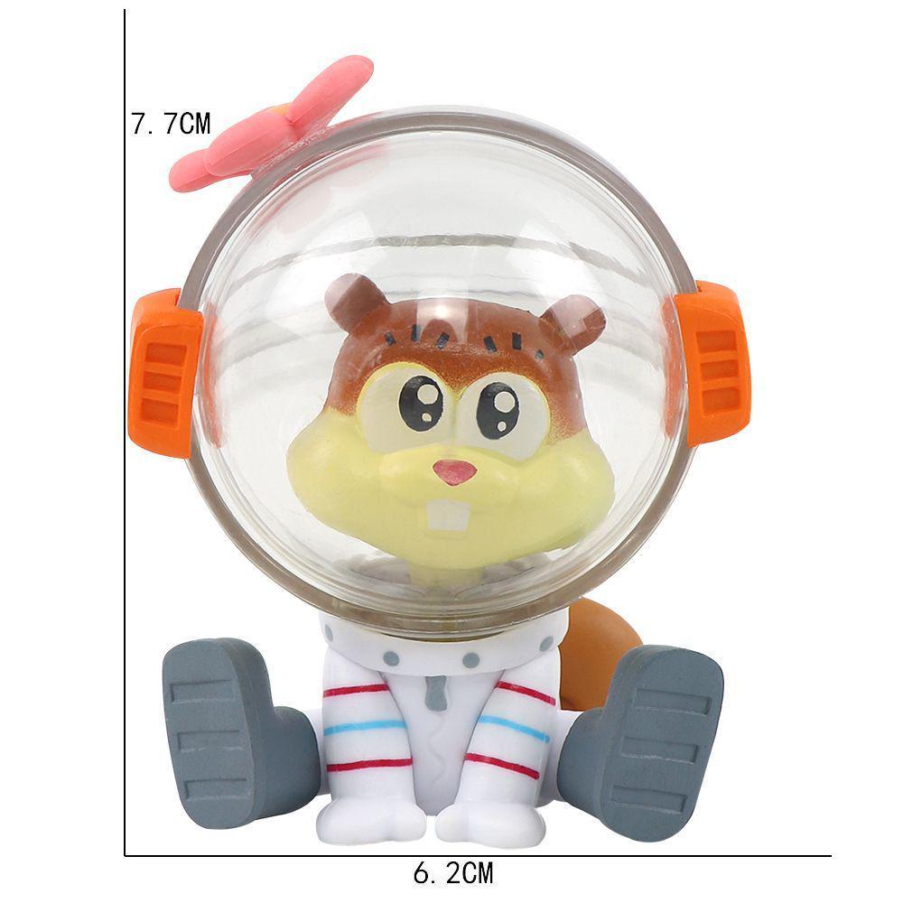 Губка Боб Бургер Кинг Икра Краба Горшок Серия: Фигурка Патрика и Сквидварда, украшение для автомобиля и рабочего стола