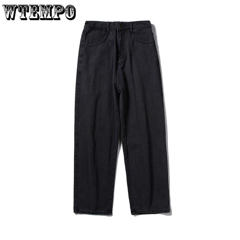 Мужские джинсы, летние новые тонкие прямые брюки, свободные брюки с широкими штанинами, повседневные длинные брюки