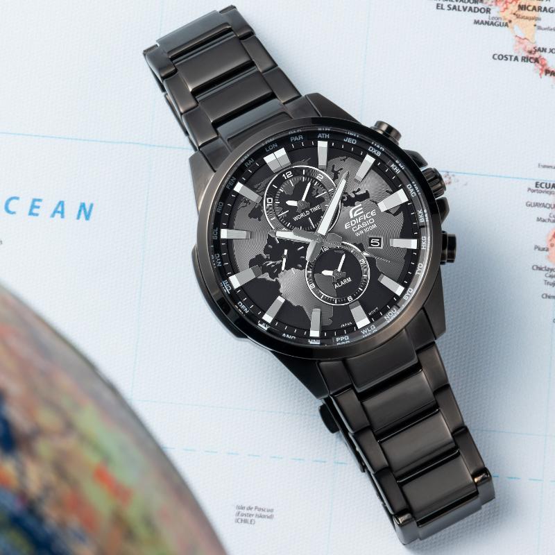 Casio Мужские часы EDIFICE Черные EFR-303DC-1A EFR-303DC-1A
