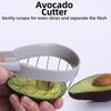 Multipurpose Avocado Cutter Stainless Steel Fruit Slicer Cutter Avocado Peeler  Kitchen Use