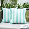 Durable Outdoor Cushion Cover Waterproof Pillow Case Colorful Pillow Cover  Garden