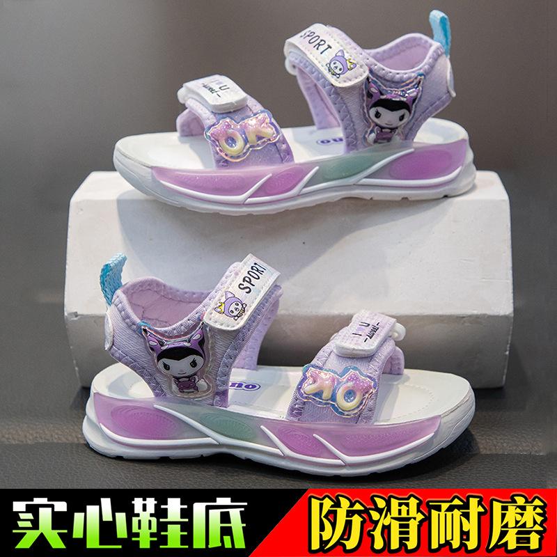 2026 new summer soft-soled sports sandals foreign-style cute girl princess shoes