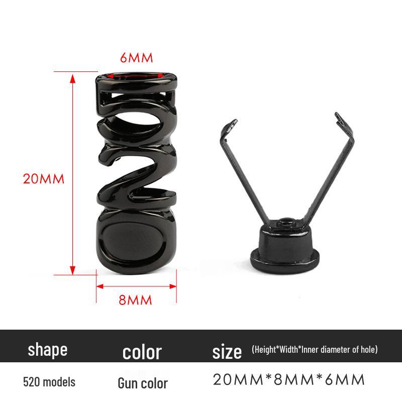 Metal Bell Clip Cord Pendant for Down Jackets and Hoodies with Removable Stopper Button