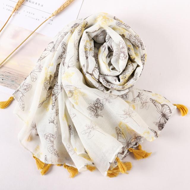 Брендовый дизайнерский женский шарф, теплый принт, пляжный саронг, шали, роскошные хлопковые и льняные банданы, мусульманский хиджаб, женские шарфы с кисточками, парео