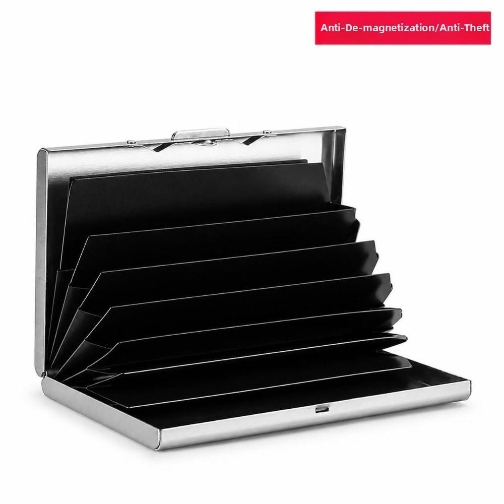 Cat Pattern Versatile Card & Cash Case Metal Material Card Holder Vintage Card Case Business Cards