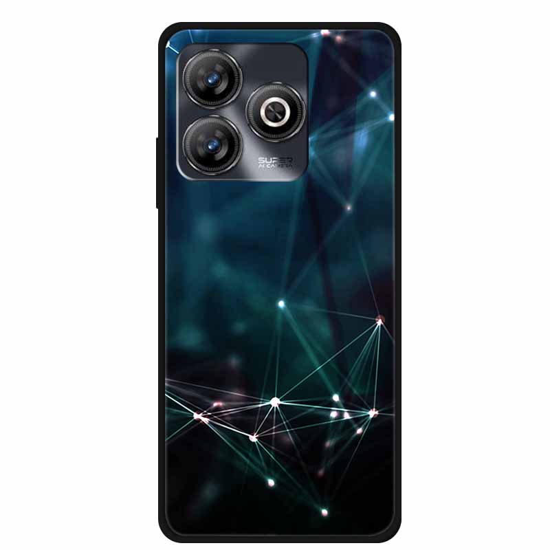Phone Case For ZTE Blade A75 4G Back Cover Case Shockproof Black Silicone Soft Funda For ZTE Blade A75 4G Case A 75 6.6" Coque