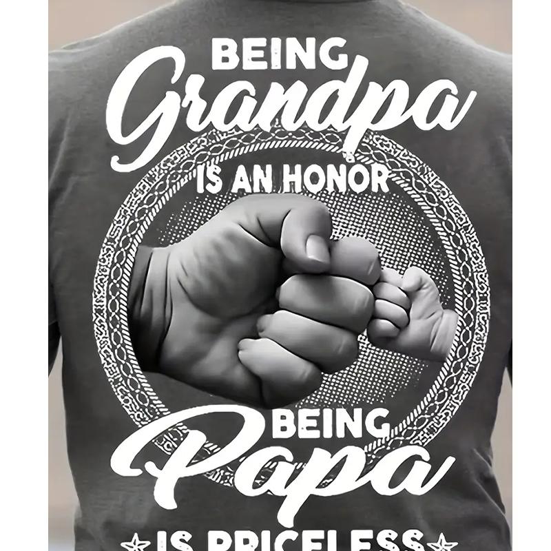 New Summer Men's Fashion T-shirt Personality Monogram Printed Men's T-shirt Top