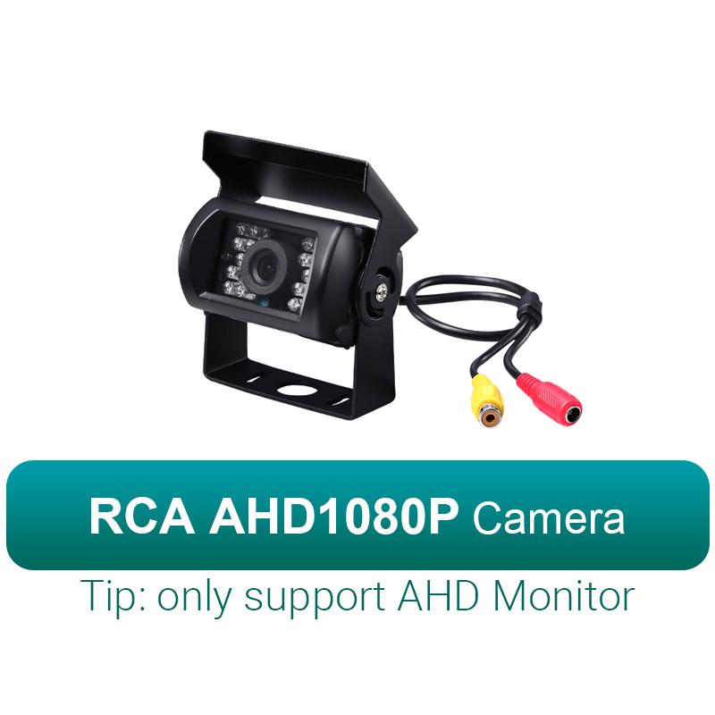 AHD 1080P Камера заднего вида для грузовика, сверхпрочная, 18 светодиодов, ИК ночное видение, водонепроницаемая, камера заднего вида для транспортного средства, для грузовиков/прицепов/пикапов/фургонов