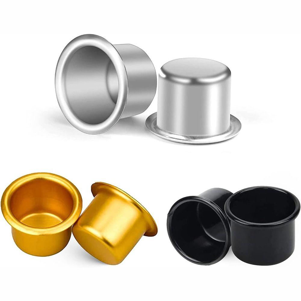 Металлические подсвечники Простые Мини Подсвечники Алюминиевая Основа Чашки Декор для Вечеринки