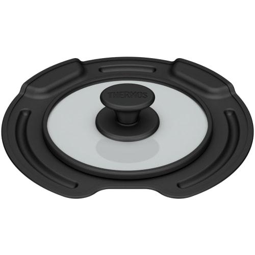 Thermos Pot Lid with Removable Handle Black KLJ-016 BK