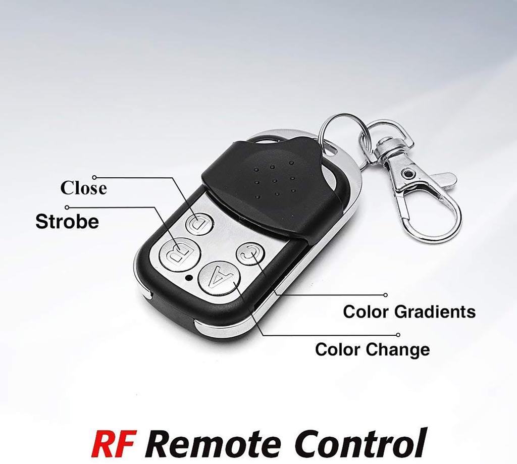 MOTOSTAR LED KIt for Motorcycles, Versatile, RGB Strip Light, 15 Color Patterns, Set of