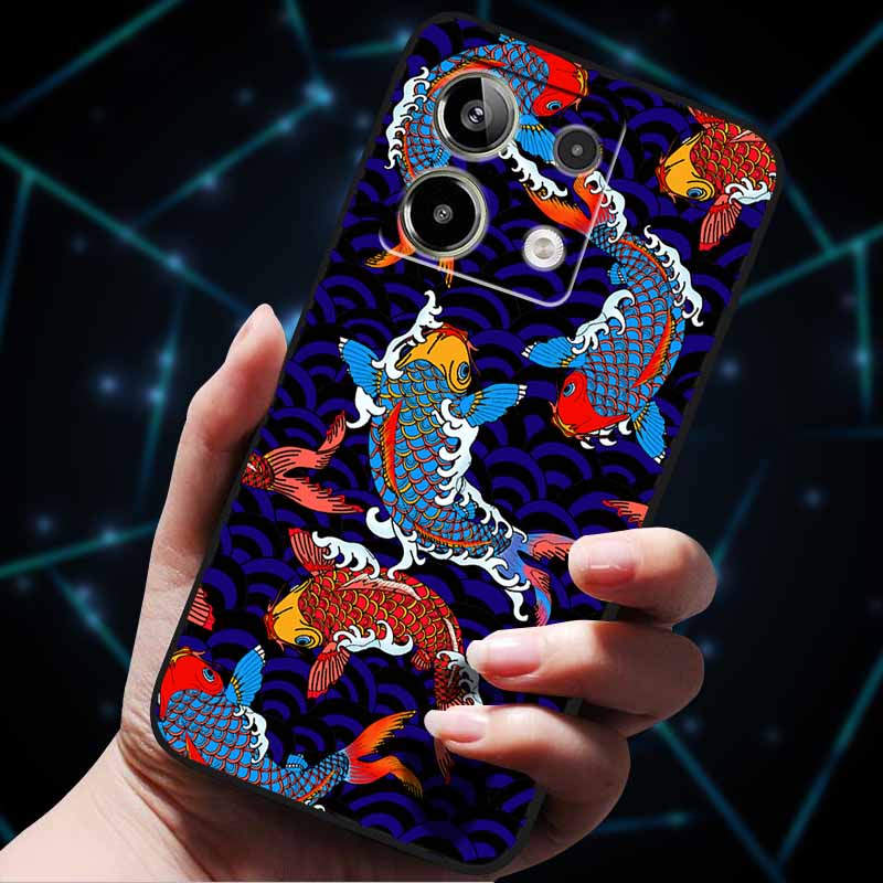 3D Цветочные тисненые чехлы для Redmi Note 13 Чехол Note13Pro 5G Мягкие силиконовые чехлы для телефона для Redmi Note 13 Pro Plus Задняя крышка Сумка