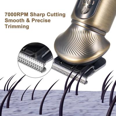 6-в-1 Мужская машинка для стрижки волос, электрический триммер для волос на теле, бритва для бороды, триммер для носа, набор для стрижки