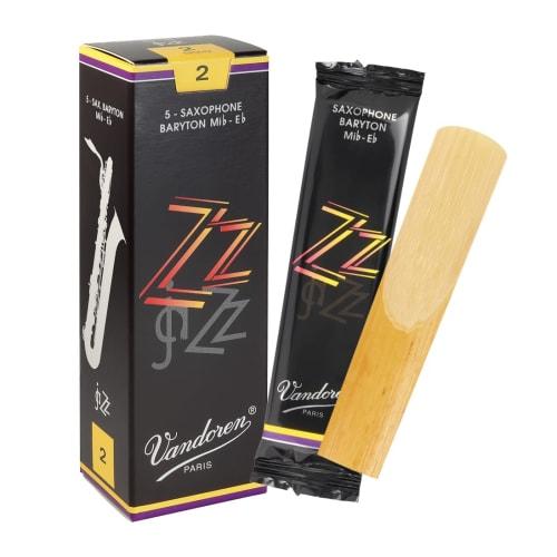 Vandoren ZZ Baritone Saxophone Reeds, Hardness 2 (Pack of 5)