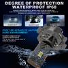 2 шт. H7 H4 LED CANBUS Лампы для фар H11 H8 9005 HB3 9006 HB4 для автомобиля 30000 лм Супер яркие светодиодные прожекторы Беспроводная турбо-вентиляторная фара Автомобильная противотуманная фара