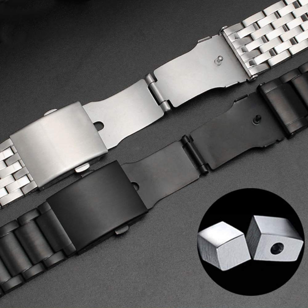 Ремешок для часов Chocoman Diesel из нержавеющей стали, 22 мм, 24 мм, 26 мм, 28 мм, 30 мм, с 3 пружинными штифтами, инструментом для снятия и коробкой
