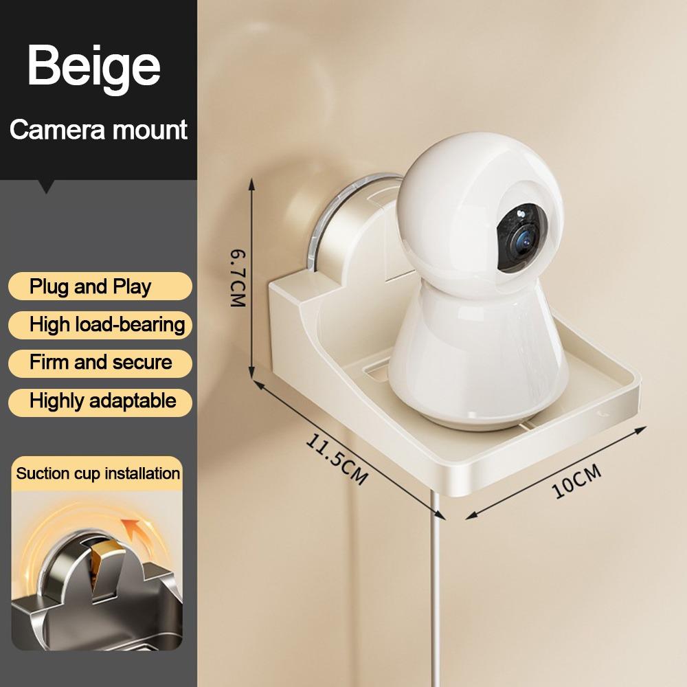 Держатель для камеры на присоске Настенный Компактный Стеллаж для хранения роутера Крепление для видеонаблюдения Полка В помещении На улице