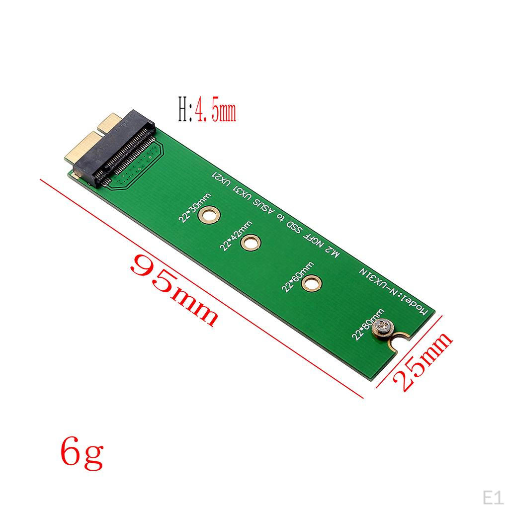 M.2 SSD Card to 6+12Pin Adapter for UX321 Desktop