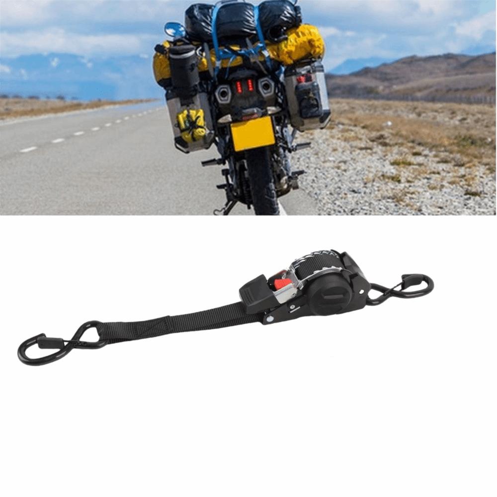 Stretching up to a maximum length of 3m Ratchet Tie Down Straps Black Trailer Straps for Jet Ski