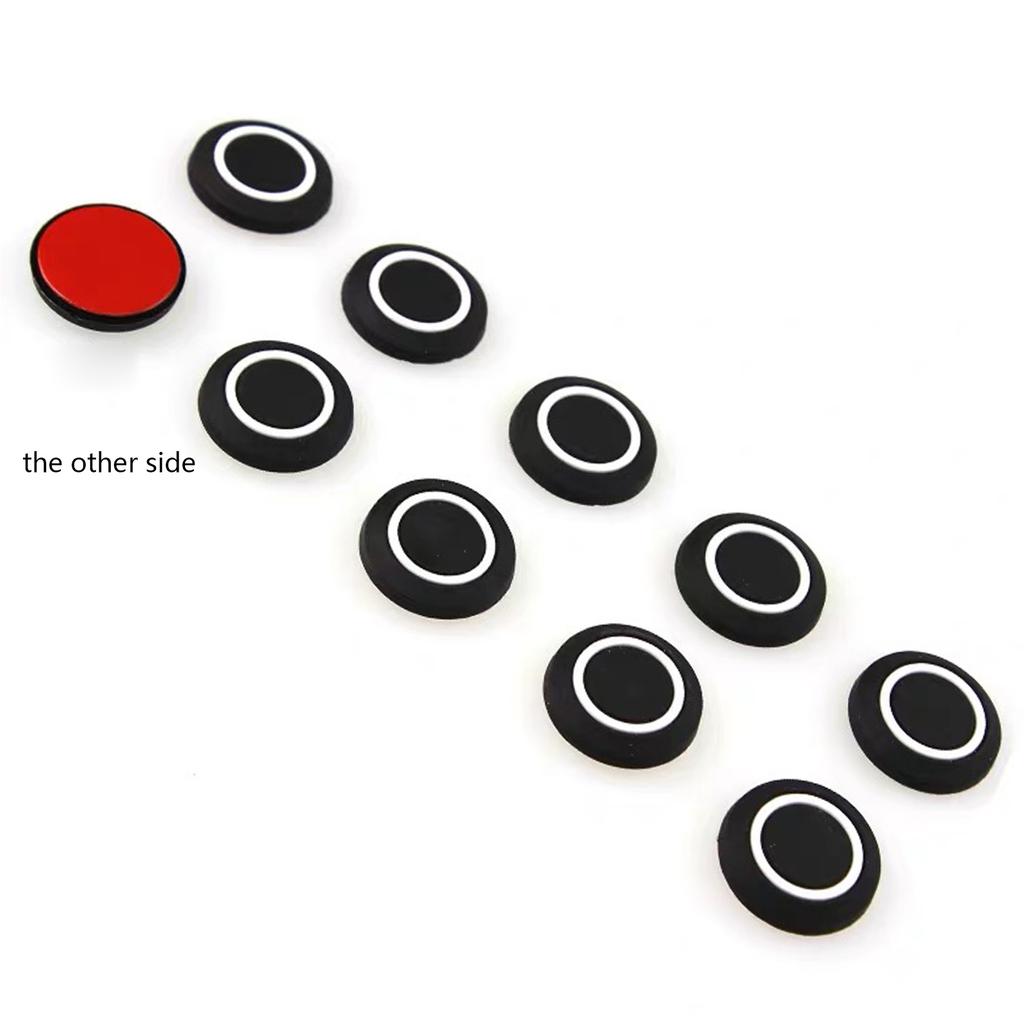 10 шт. резиновая защита края двери автомобиля, накладка на угловой бампер, круглая защитная наклейка, защита от столкновений, Стайлинг автомобиля