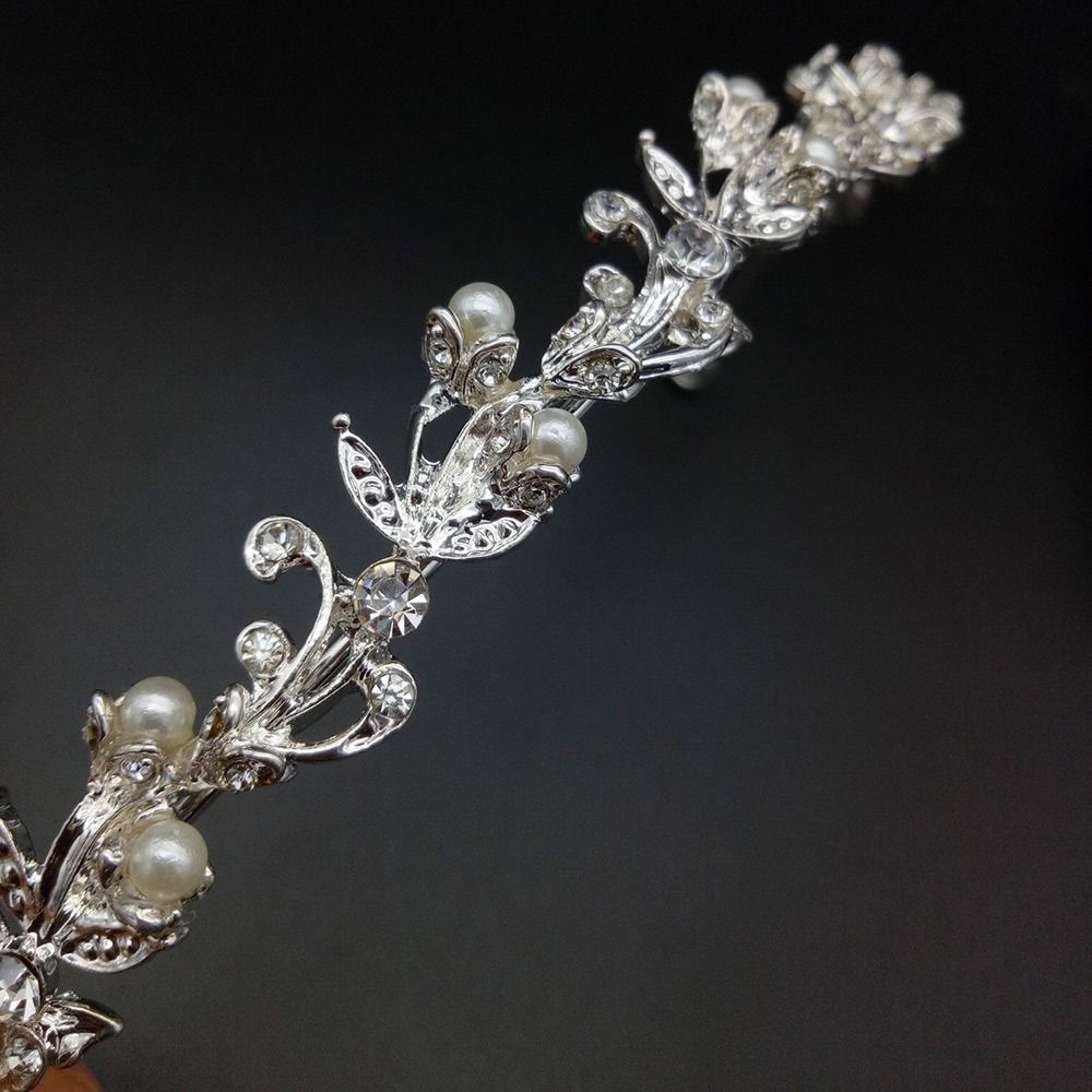 Свадебные аксессуары для волос Красивые украшения для волос Кристалл Головной убор Корона Стразы Обруч для волос