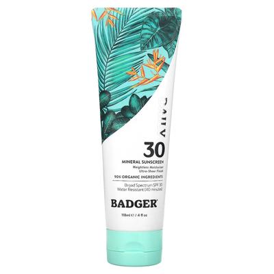 Ежедневный, Минеральный солнцезащитный крем, SPF 30, 118 мл(4 жидких унции)