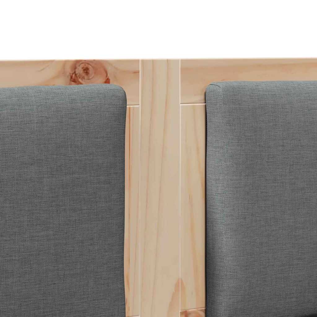 Headboard Miscellaneous Brown 120 cm Solid Pine Wood