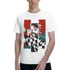 Anime DEMON SLAYER Unisex TShirt Clothes Unisexga Hipster Tee Shirt Short Sleeve fugees Cotton