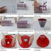 Fabric Table Lamp Lampshade Pleated Minimalist Wall Lamp Lampshade Modern Washable Floor Lamp Cover Chandelier