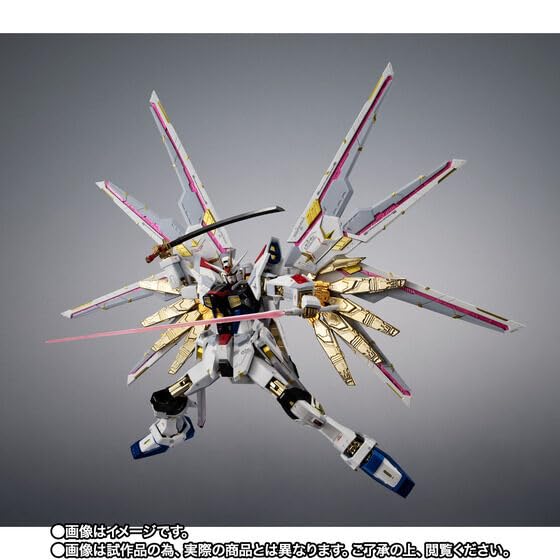Суперсплавный Mighty Strike Freedom Gundam, примерно 188 м, окрашенная подвижная фигурка из АБС и ПВХ, литье под давлением