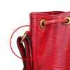LOUIS VUITTON Epi Petit Noe Shoulder Bag Epi Leather Castarian red Women M44107 Used