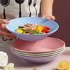 Углубить Индивидуальность Тарелки Несколько Комбинаций Наборов Посуды Фруктовая Тарелка Защита от Падения Овощная Тарелка Креативная Пластиковая Обеденная Тарелка