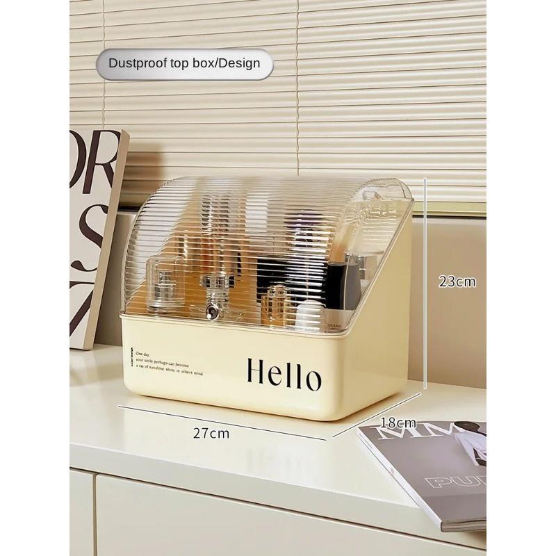 Cosmetics Box Dustproof Desktop Storage