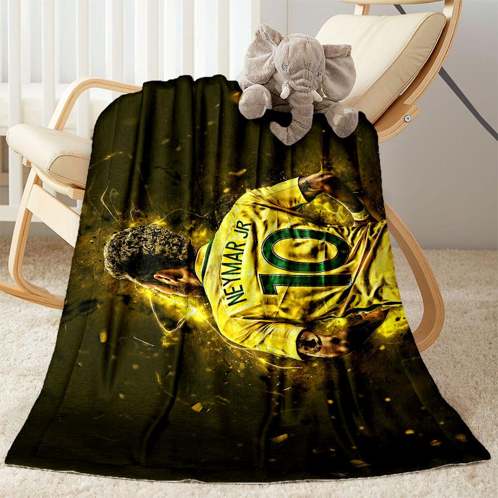 Ronaldo's Iconic Celebration Blanket Soft Warm Cozy Perfect for Livingroom Office Chair Picnics for All Seasons Playful Design