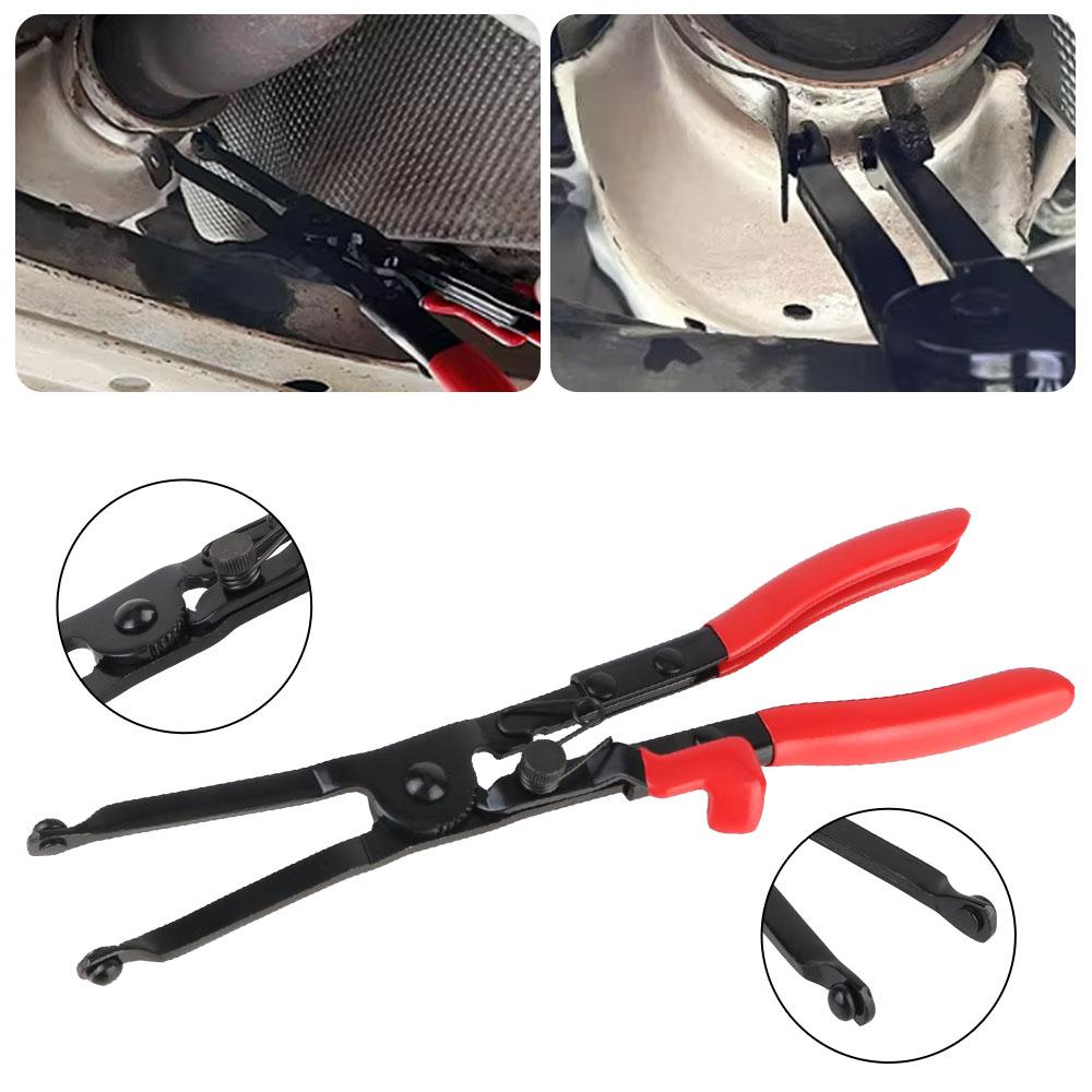 Плоскогубцы для хомутов шлангов, специальный инструмент для ремонта автомобиля, плоскогубцы для снятия хомутов выхлопной трубы PSA C-образной формы, плоскогубцы для снятия хомутов труб C-образной формы