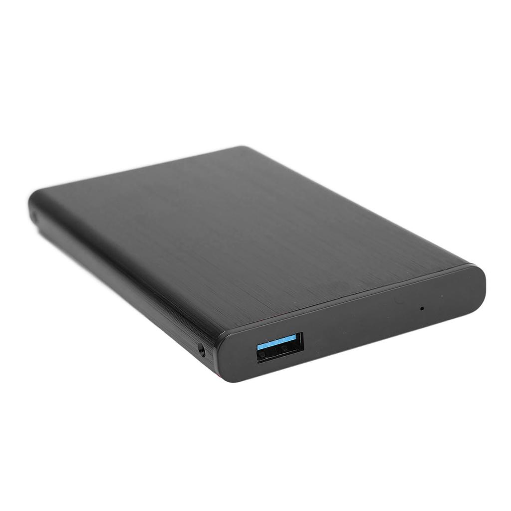 USB3.0 Hard Drive Enclosure Portable 2.5 Inch SATA Aluminum Alloy Computer Hard Drive Case Black