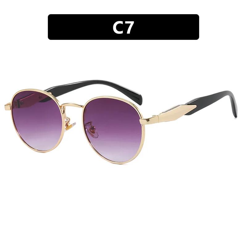 Luxury Brand Sunglasses for Men Women Unisex Fashion Oval Round Stylish Eyewear Shades Sun Glasses