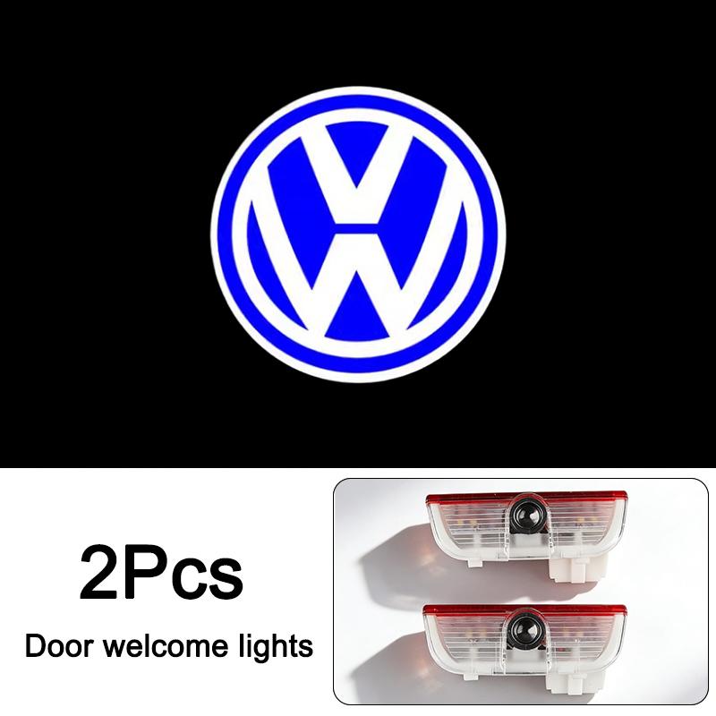 Car Door Welcome Light Car Open Door Projection Lamp For Volkswagen VW Polo Golf T5 Caddy T4 Touran GTI Passat Scirocco Tiguan
