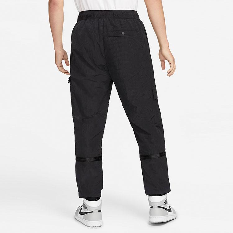 Men's Pants Jordan 23 Casual Pants Men's Black Moderate Straight Fit Pants
