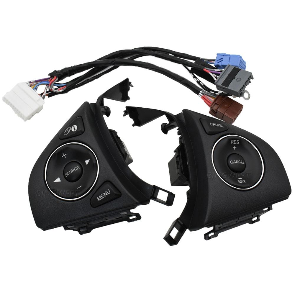 High Quality Steering Wheel Control Switch For Honda Fit 2015 2016 2017 2018 Audio Radio Remote Cruise Control Button