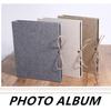 Simple Linen DIY Photo Album Wedding Album Retro Family Large-Capacity Photo Album Handmade Creative Gifts