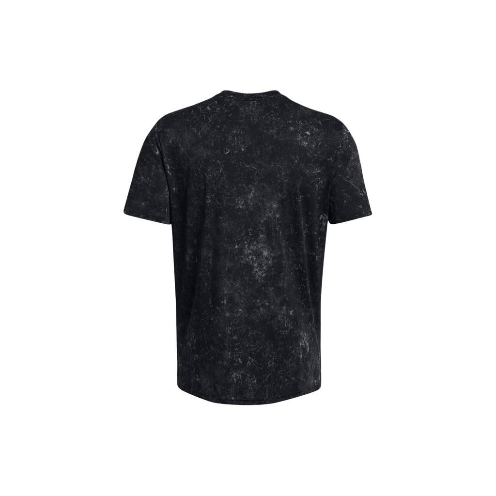 Under Armour Футболка с коротким рукавом и круглым вырезом с принтом, мужская, черная 1383974-001