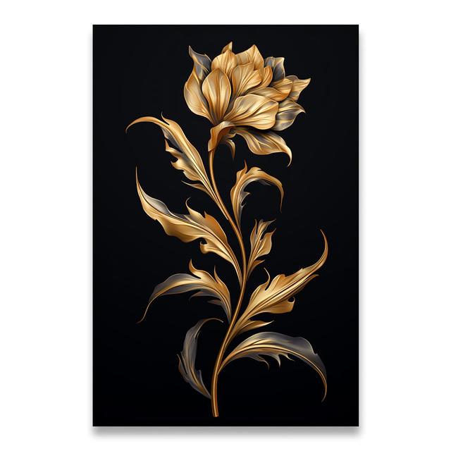 1 шт. Картина на холсте, темно-золотой цветок, пшеница, картина на холсте, декоративные картины, настенный декор, настенное искусство, настенное украшение для дома, без рамки
