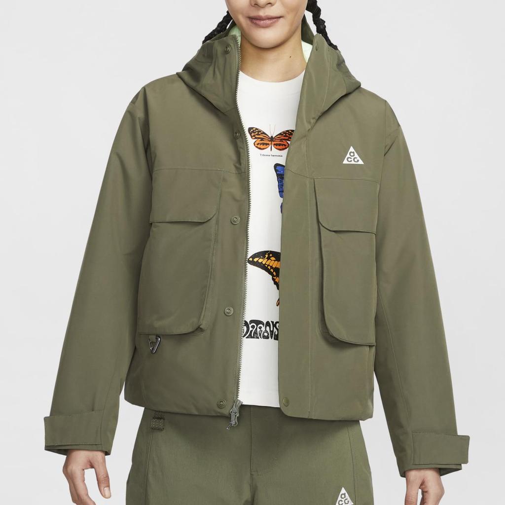 Nike Женская куртка ACG Storm-FIT Skull Peak Оливковая FV7328-222