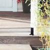 4pcs Adjustable Post Base Brackets Corrosion Resistant Heavy Duty Fence Post Base Support with Screw Metal