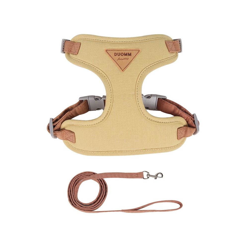 Soft Dog Harness and Leash Set Mesh Dog Harness with Traction Leash Dog Chest Straps  Walking